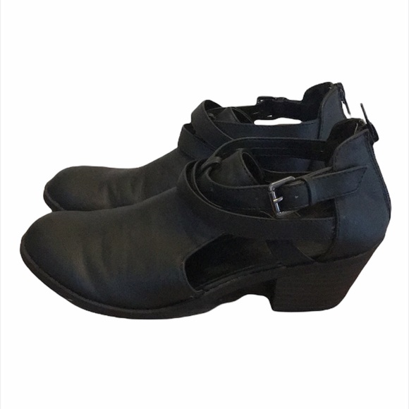 Faded glory booties Sz 6 🖤 - Picture 2 of 6